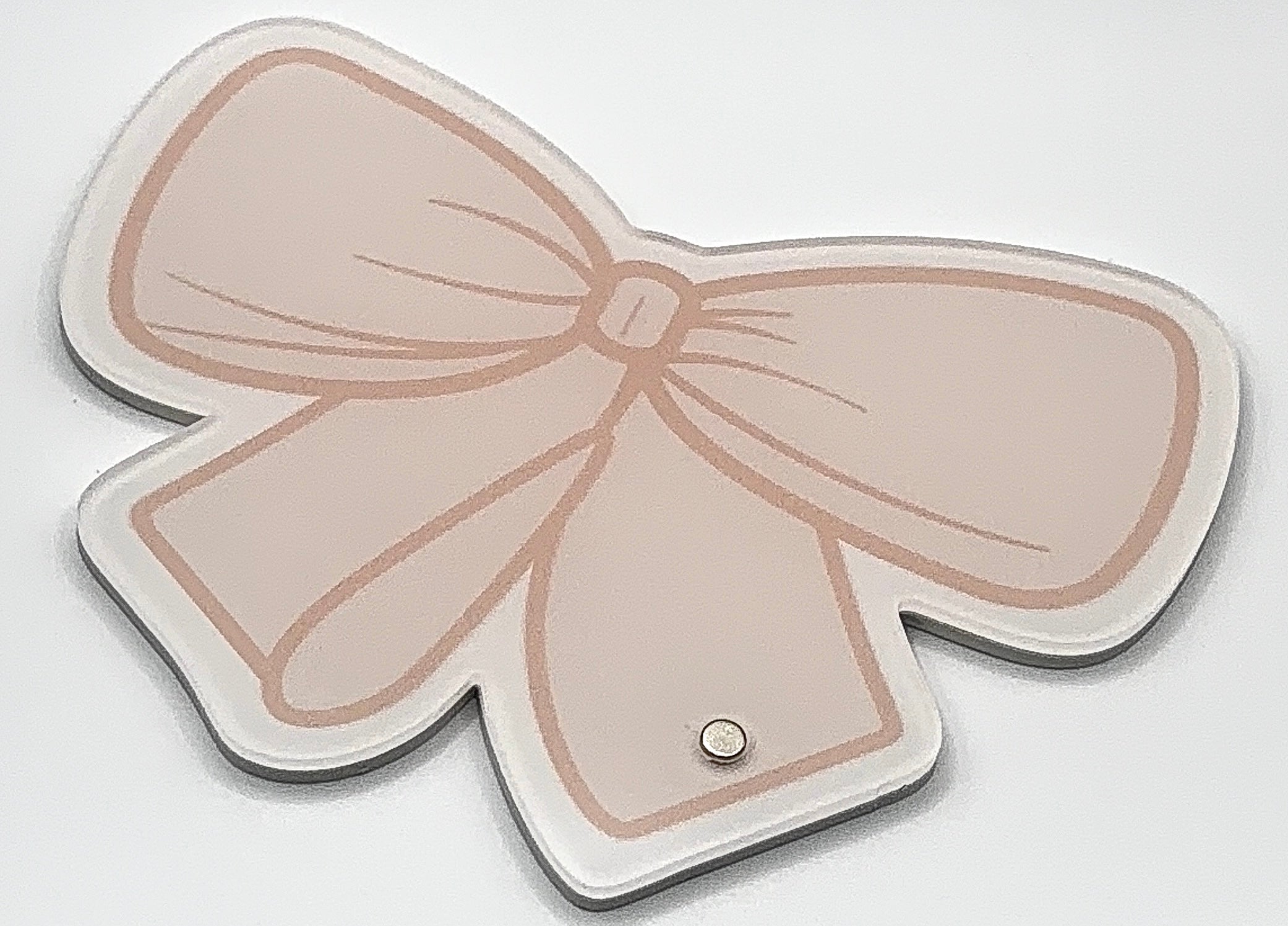 Tan Bow Lash Tile