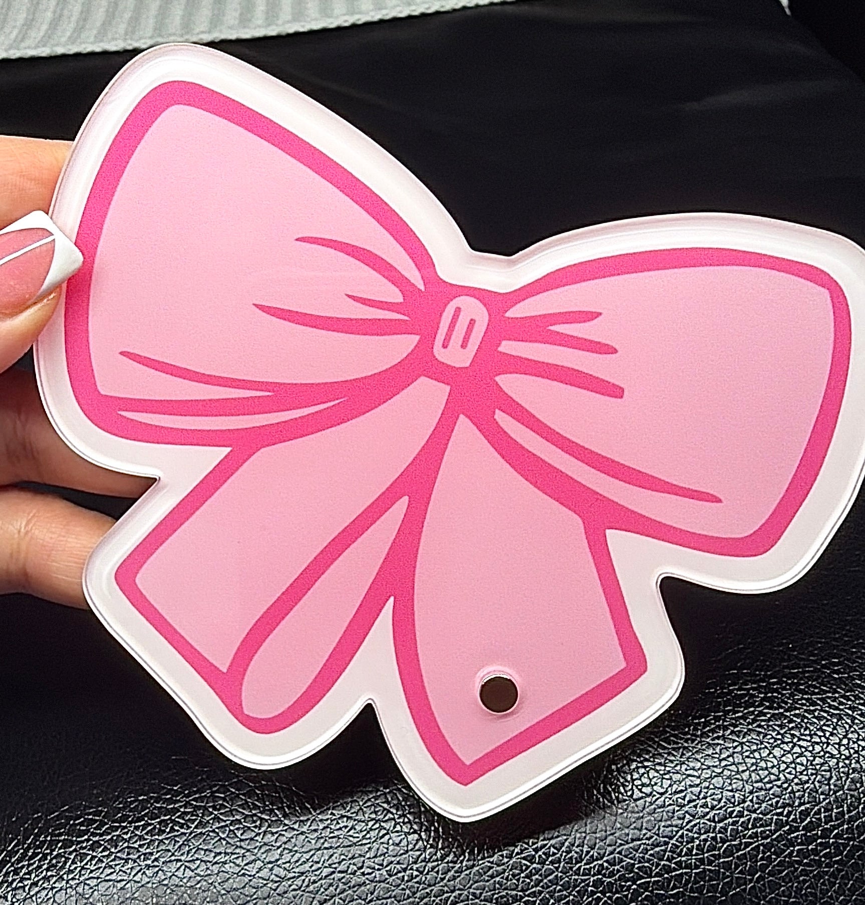 Pink Bow Lash Tile