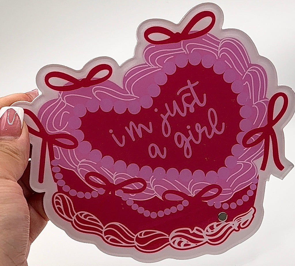 I’m Just A Girl Lash Tile Pink